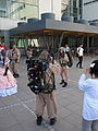 Haamujengi-aiheisia cosplayaajia vuoden 2011 Finncon-Animeconissa.