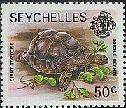 Jättikilpikonna Seychellit stamp.jpg