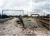 Godley East station platforms in 1989