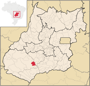 Kart over Santa Helena de Goiás
