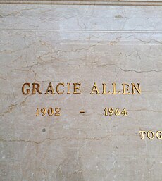 Gracie Allen Grave.JPG
