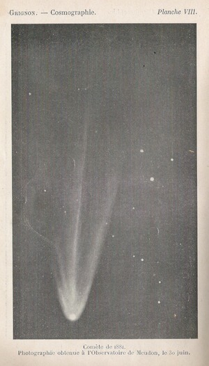 The comet on June 30, 1881