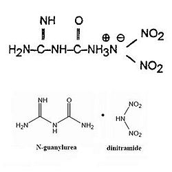 Image illustrative de l’article Dinitramide de guanylurée