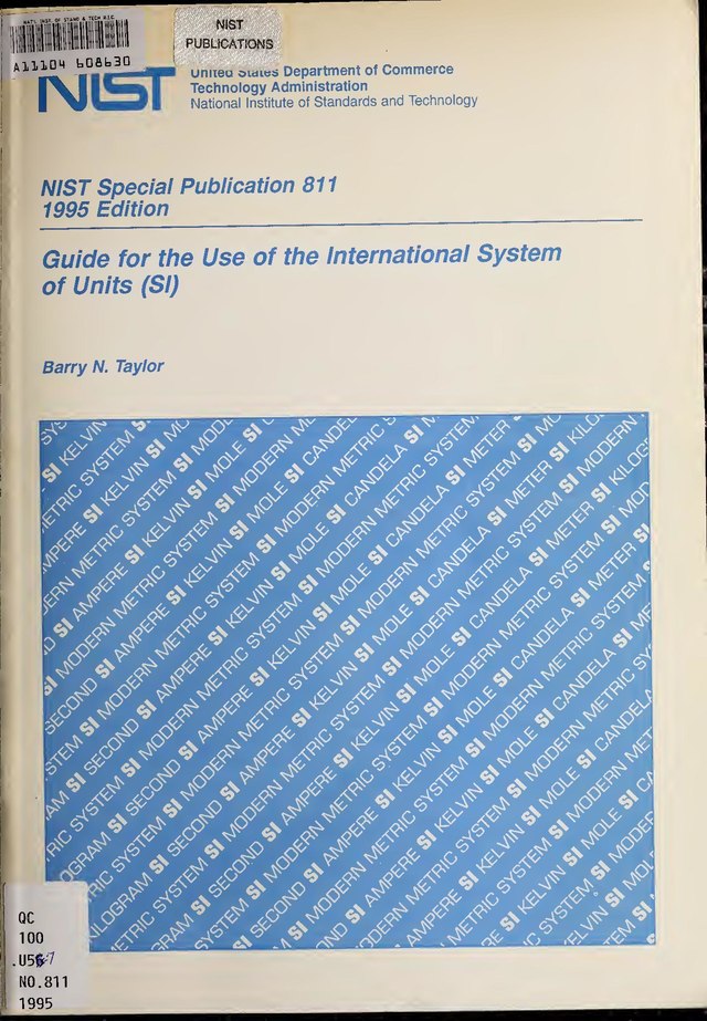 Rds int. International System of Units. The (International) System of Units (si).