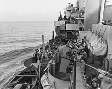 Gun crews aboard USS Phoenix (CL-46) during the Mindoro invasion, 18 December 1944 (80-G-47471).jpg