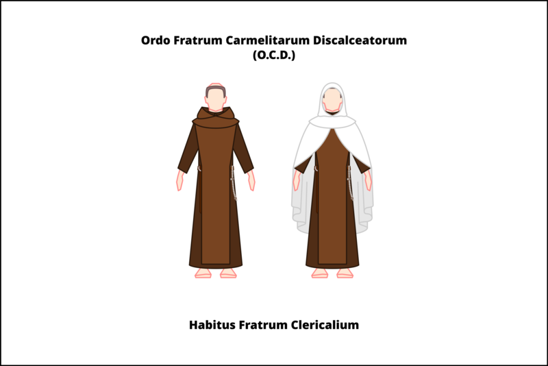 File:Habit of the discalced Carmelite priest-friars.png