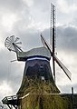 * Nomination Smock mill in Handorf (Lower Saxony), built in 1868/69, view from north --F. Riedelio 10:17, 26 December 2021 (UTC) * Promotion Noise should be reduced and CA on the balcony and thatched roof. Furthermore, the mill seems to tilt backwards. --Ermell 08:41, 30 December 2021 (UTC)  New version Thanks for the review. --F. Riedelio 10:21, 31 December 2021 (UTC)  Support Good quality. Thank you. --Ermell 21:14, 1 January 2022 (UTC)