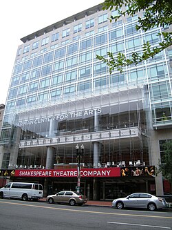 The Harman Center for the Arts, a major theater of the Shakespeare Theatre Company Harman Center for the Arts DC - Stierch.jpg