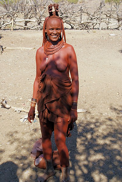 File:Himba pregnant third wife.jpg