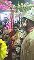 Hindu rituals during wedding ceremony at Voice Of World Kolkata 44