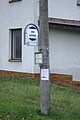 Čeština: Autobusová zastávka ve vesnici Hoštičky, Plzeňský kraj English: A bus stop in Hoštičky, Plzeň Region, CZ This file was created as a part of the photographic program of Wikimedia Czech Republic. Project: Fotíme Česko The program supports Wikimedia Commons photographers in the Czech Republic.