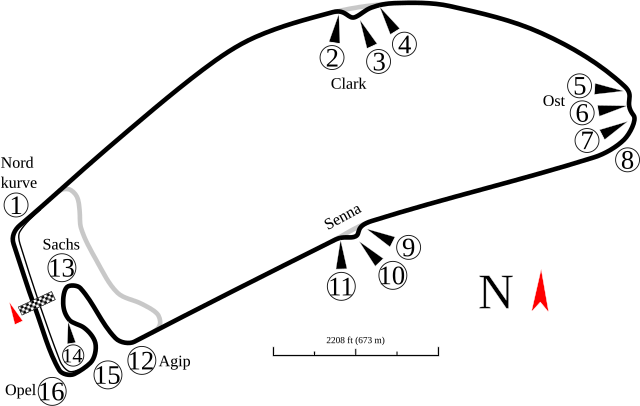 Tracé de la course