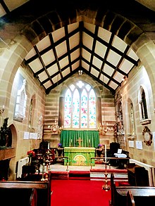 inside the Holy Trinity Church Holy Trinity Church, Stanton In Peak, Derbyshire - 48938753117.jpg