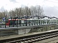 bus stop at train station in Hoofddorp