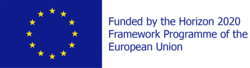 The Horizon 2020 logo, the framework programme of the European Union.