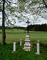 Čeština: Křížek u vsi Horní Bolíkov, Studená v okrese Jindřichův Hradec, Jihočeský kraj. English: Wayside cross near the village of Horní Bolíkov, Jindřichův Hradec District, South Bohemian Region, Czech Republic, part of Studená.