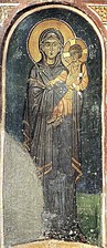 Freska - ikona, Bogorodica Hodegetria, manastir Hosios Lukas