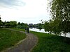 The 1.1-mile (1.8km) path that circumnavigates Hoyt Lake, in Delaware Park, is one of the Elmwood Village's two recreational bike trails. It's popular year-round with cyclists, walkers and joggers.