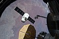 Ein SpaceX Dragon, gesehen von der ISS