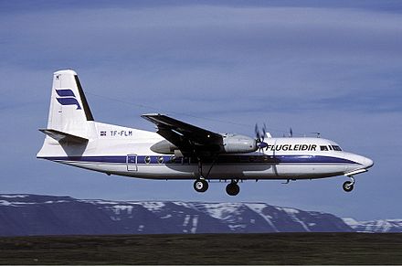 The Fokker F27 Friendship was introduced in November 1958