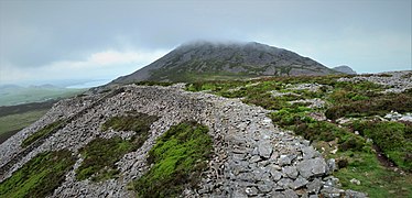 Inside the Celtic Iron Age hillfort of Tre'r Ceiri, Gwynedd Wales, with its 150 houses; finest in Europe 100.jpg