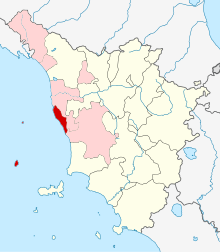 Italy Tuscany Diocese map Livorno.svg