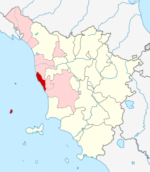 Italy Tuscany Diocese map Livorno.svg