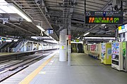 15番線（横須賀線）ホーム（2021年7月）