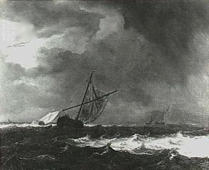 Vessels in choppy seas