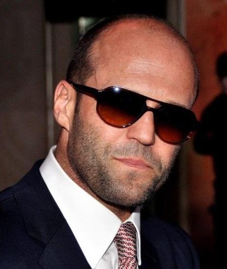 Statham at the French premiere of The Expendables 2 in 2012