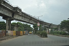 Kolkata Metro Line 4, Jessore Road, Dum Dum, 2017