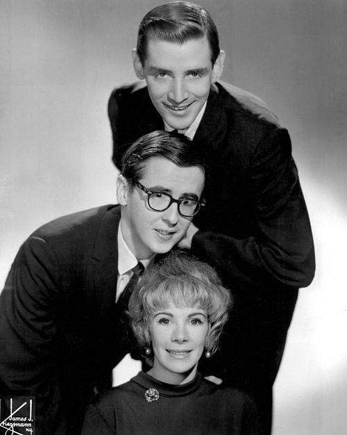 Rivers with Jim Connell and Jake Holmes in "Jim, Jake & Joan", early 1960s