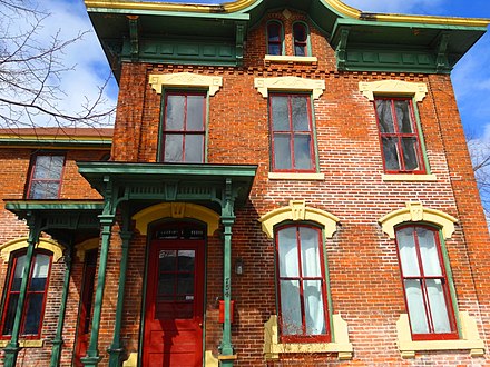 Close up view of the John George Ott House, March 2014 John George Ott House - panoramio.jpg