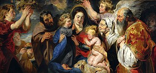 Holy Family with Saint John, Jacob Jordaens