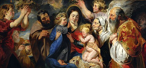 Sagrada Família com São João, Jacob Jordaens