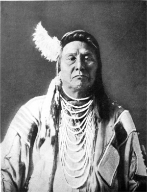 Chief Joseph, leader of the Wal-lam-wat-kain (Wallowa) band of Nez Perce