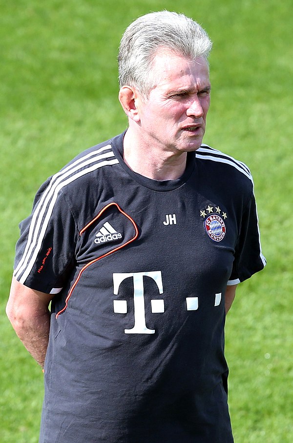 Heynckes with Bayern Munich in 2013