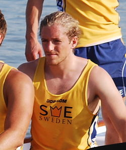 Karl Lind på VM i Szeged 2013.