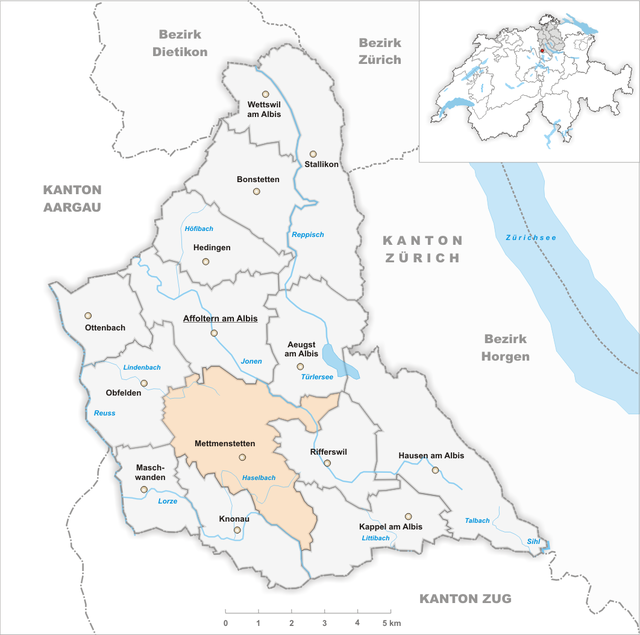 Mettmenstetten - Localizazion