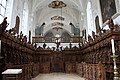 Chorgestühl in der ehemaligen Klosterkirche der Kartause in Buxheim bei Memmingen