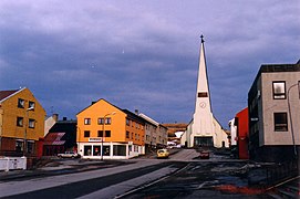Vardø.jpg-дегі Киркегата көшесі