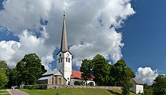 Kirche in Kose, in deren Nähe Kotzebue begraben liegt