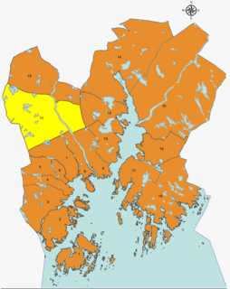 Strai District in Kristiansand in Southern Norway, Norway