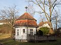 * Nomination Garden pavilion on the grounds of the Kutzenberg district hospital --Ermell 08:27, 13 February 2017 (UTC) * Promotion White tree (birch?) I find somewhat disturbing, but the main object is okay.--Famberhorst 16:28, 13 February 2017 (UTC)