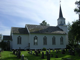 Kvam, Steinkjer Village in Central Norway, Norway