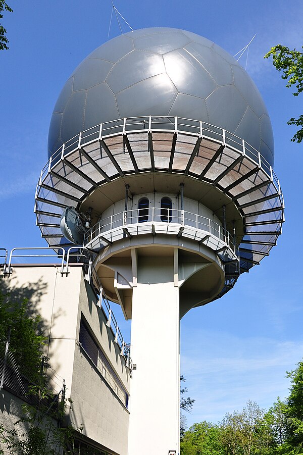 Radar on Lägern near Boppelsen