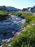 La rivière, Qaqortoq, Groenland