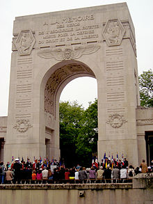 "Lafayette Escadrille" Memorial Arch Lafayette Escadrille Memorial Arch.jpg
