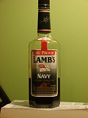 レビュー高評価のおせち贈り物 LAMB´S NAVY 151 PROOF 1140ml 60年代