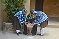 Lamu Students play ngoma